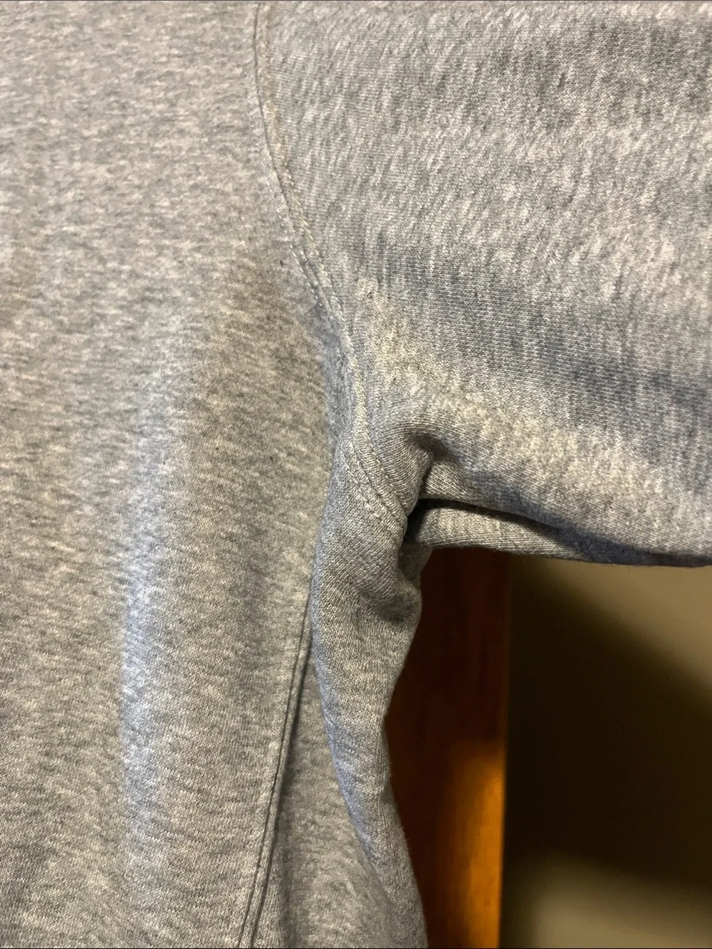Nike Gray Chiefs Kingdom Crewneck Hoodie with Red & Yellow Graphics